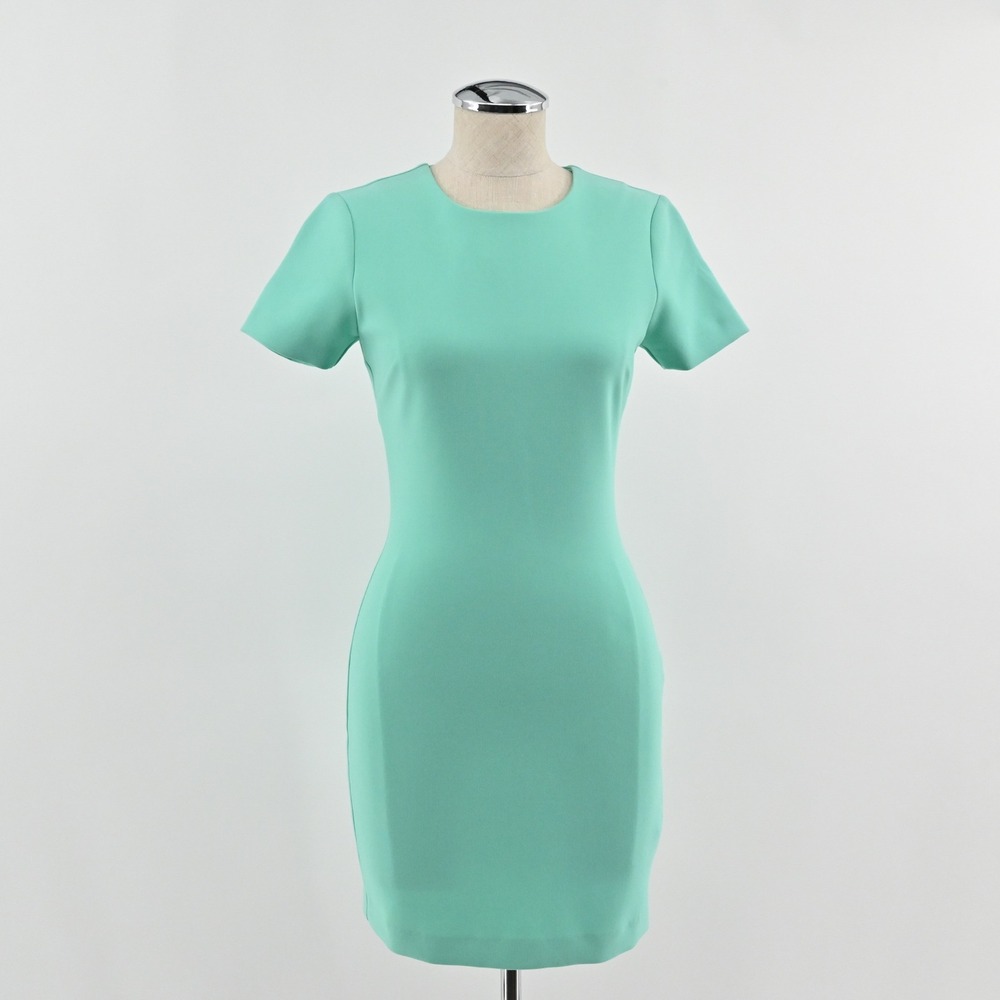 Likely Mint Green Short Sleeve Sheath Mini Dress